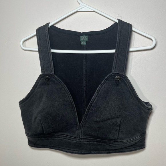 wild fable Tops - Wild Fable Black Denim Crop Top size Medium